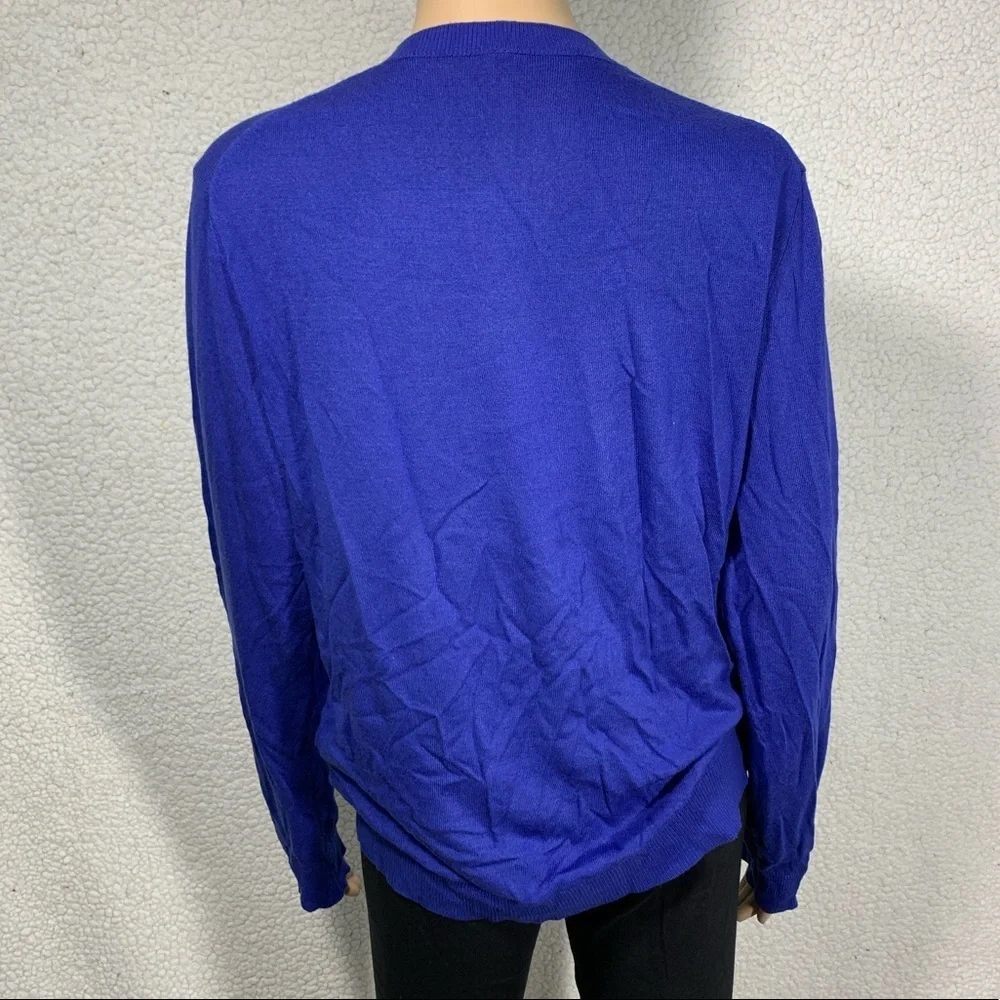 United Colors of Benetton Womens M Blue Soft Sweater Top - Picture 4 of 6